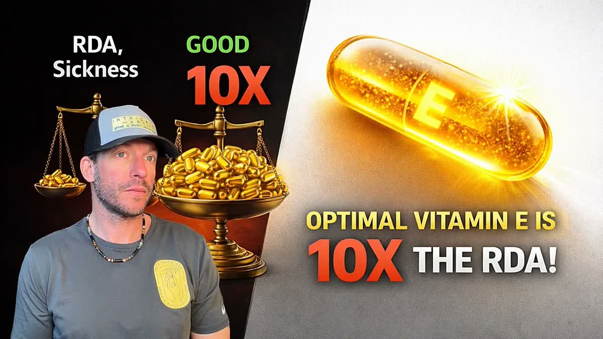 Vitamin E: 10X the RDA the RDA